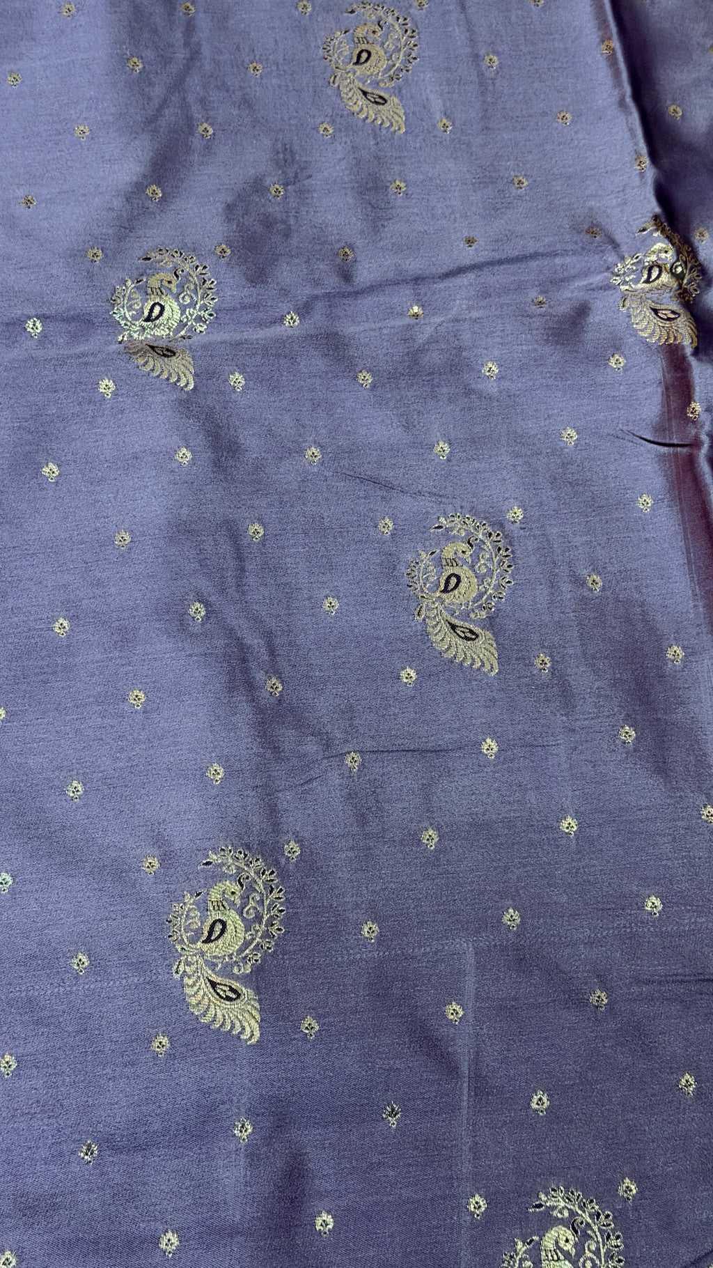 Emerald Green Banarasi Silk Saree, Rose Gold Zari Woven Border, Indian Wedding Festive Wear (Copy 10)