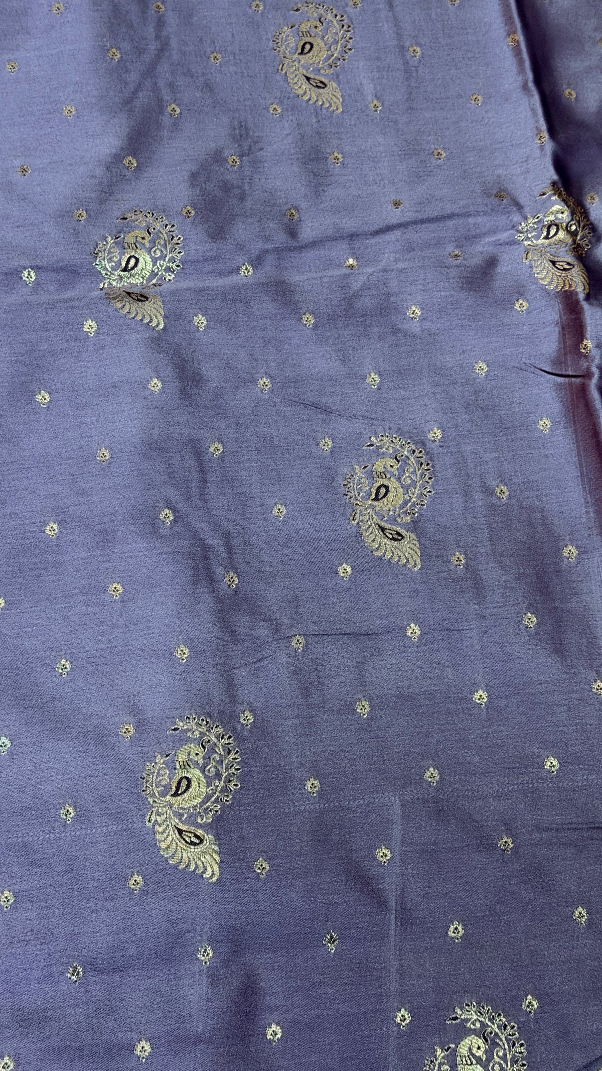 Emerald Green Banarasi Silk Saree, Rose Gold Zari Woven Border, Indian Wedding Festive Wear (Copy 10)