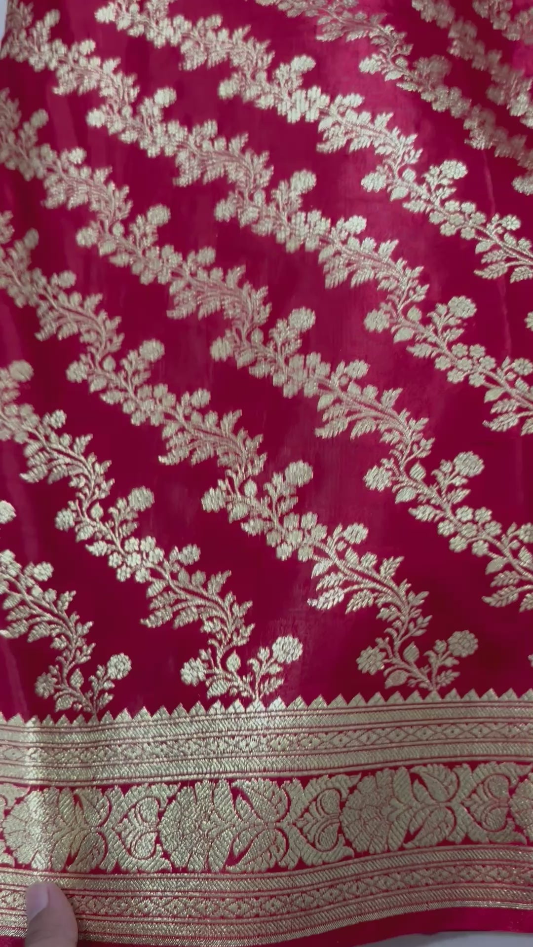 Maroon Gold Banarasi Silk Saree, Floral Paisley Zari Weave, Wedding Festive