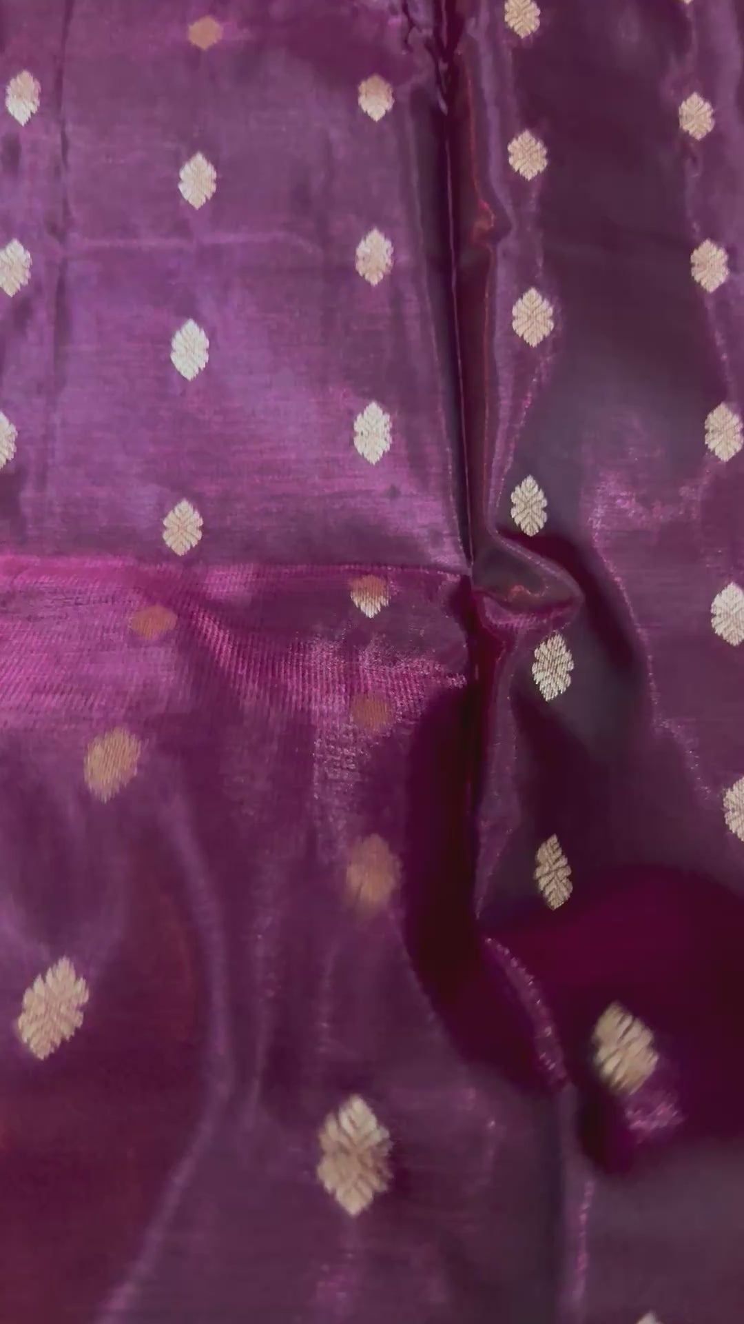 Banarasi Silk Saree, Wine Purple & Emerald Green, Golden Zari Weaving, Wedding Ethnic Wear