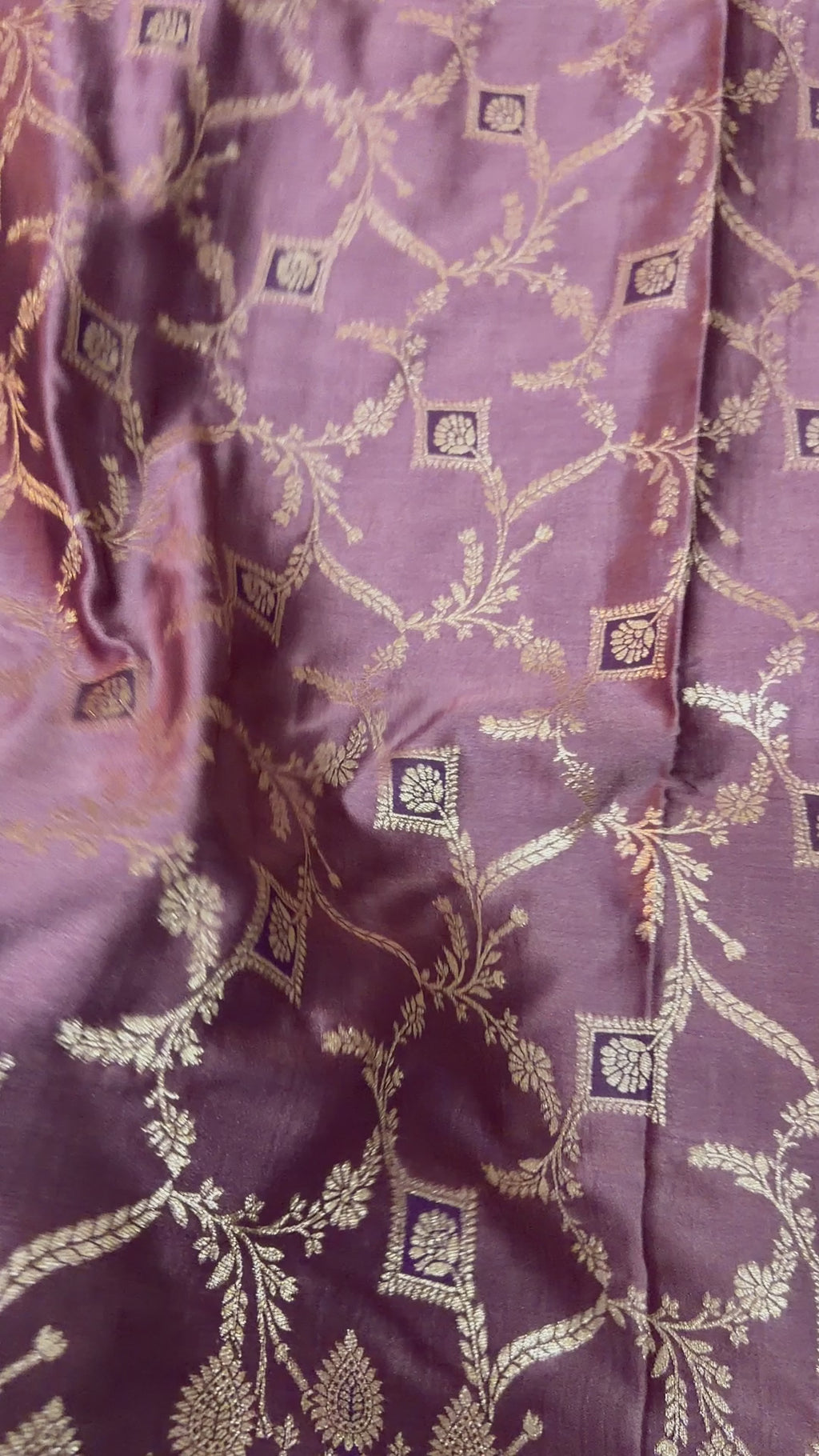 Emerald Green Banarasi Silk Saree, Rose Gold Zari Woven Border, Indian Wedding Festive Wear (Copy 5)